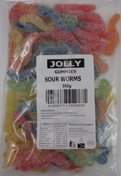 350g sour Worms