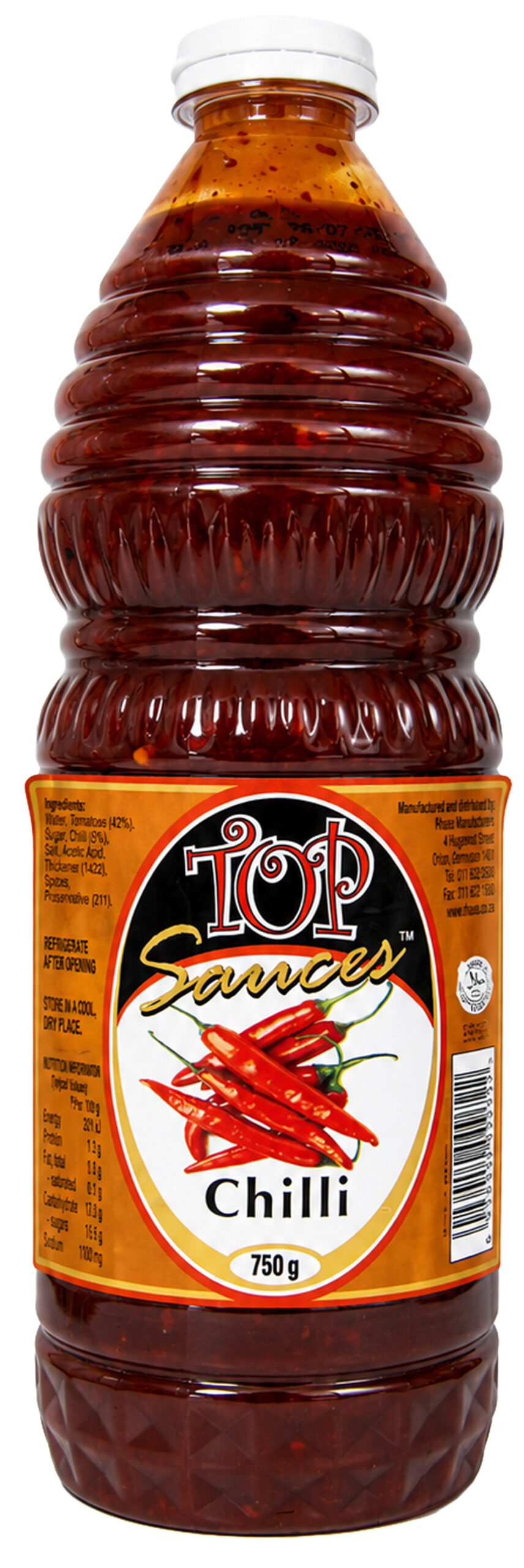 TOP CHILLI SAUCE X12X750ML