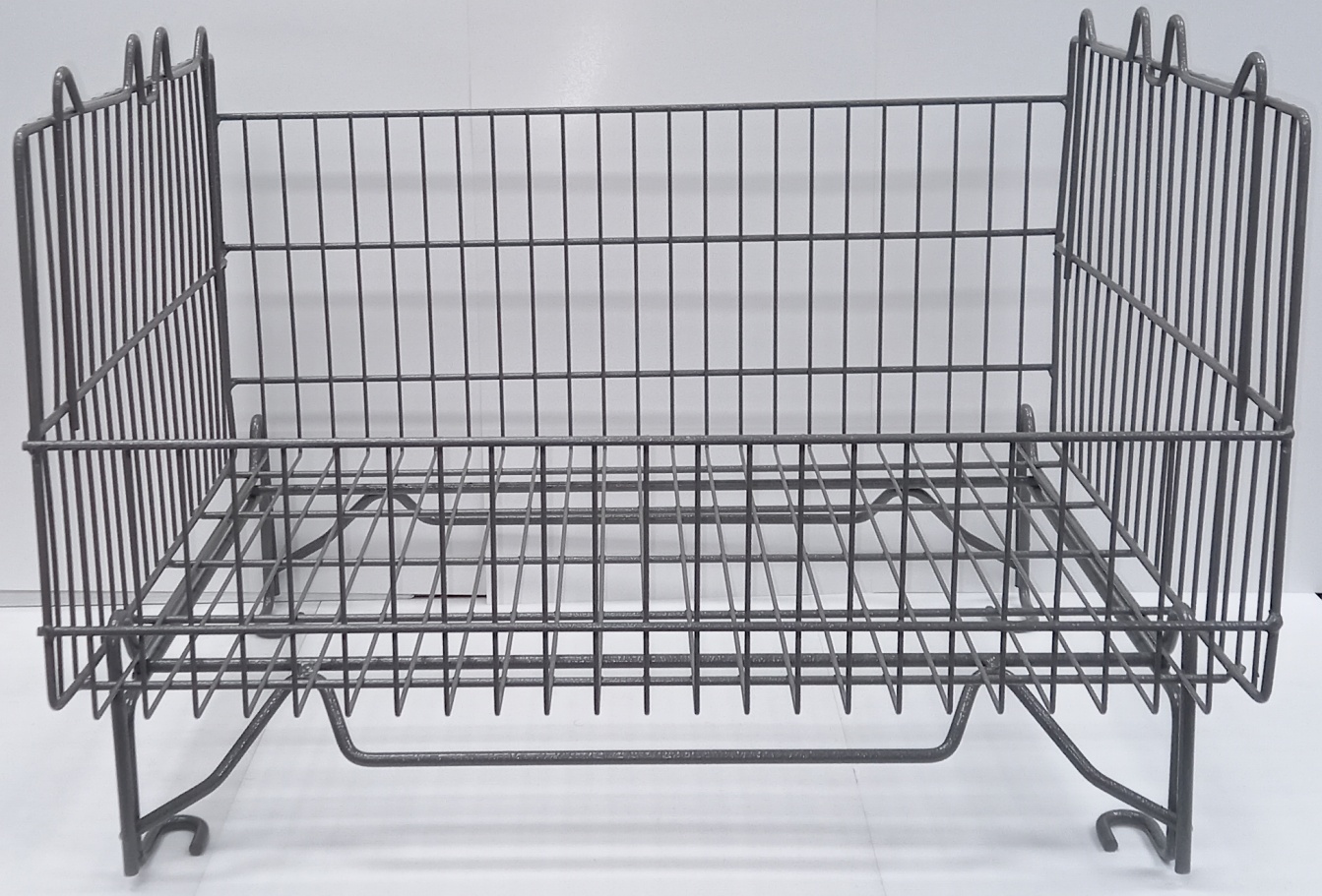 GREY BASKET STAND X1