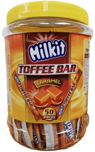 MILKIT TOFFEE BAR CAR X6X50