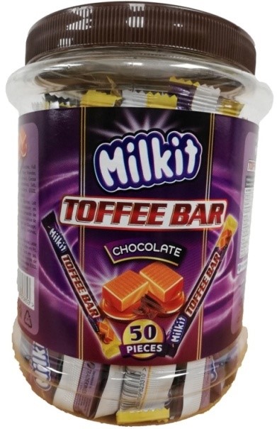 MILKIT TOFFEE BAR CHOC X6X50