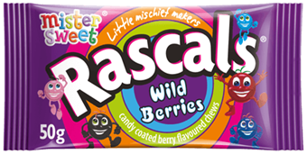 RASCALS FRUITY 2899 X24X50G