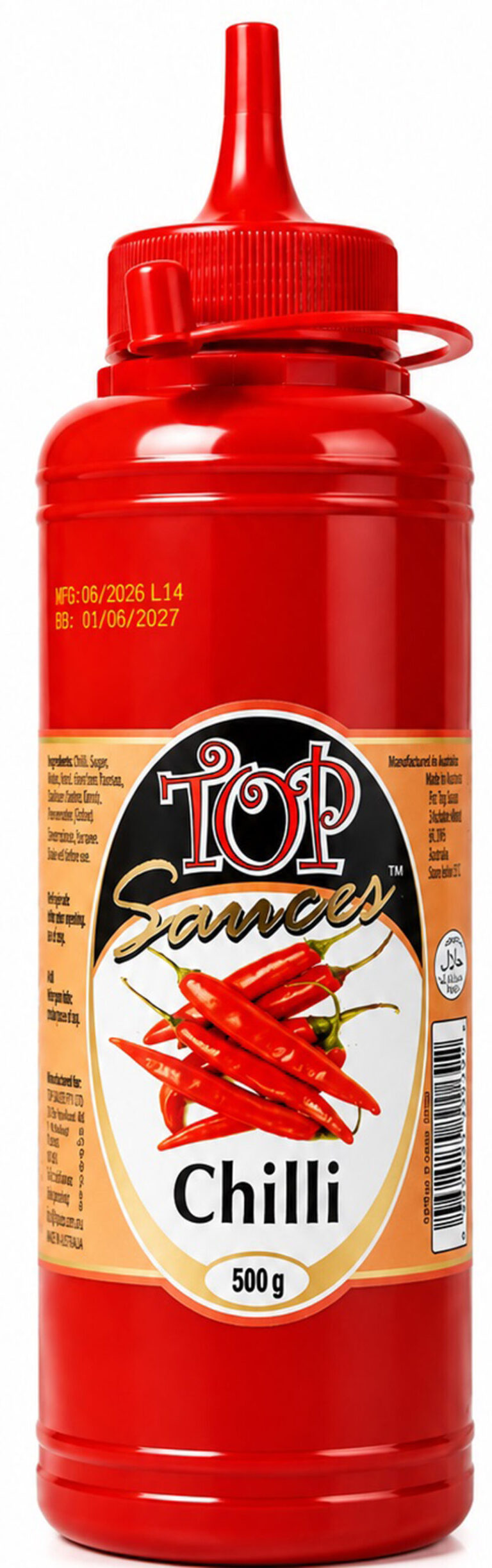 SQUEEZE BTL CHILLI 500ML