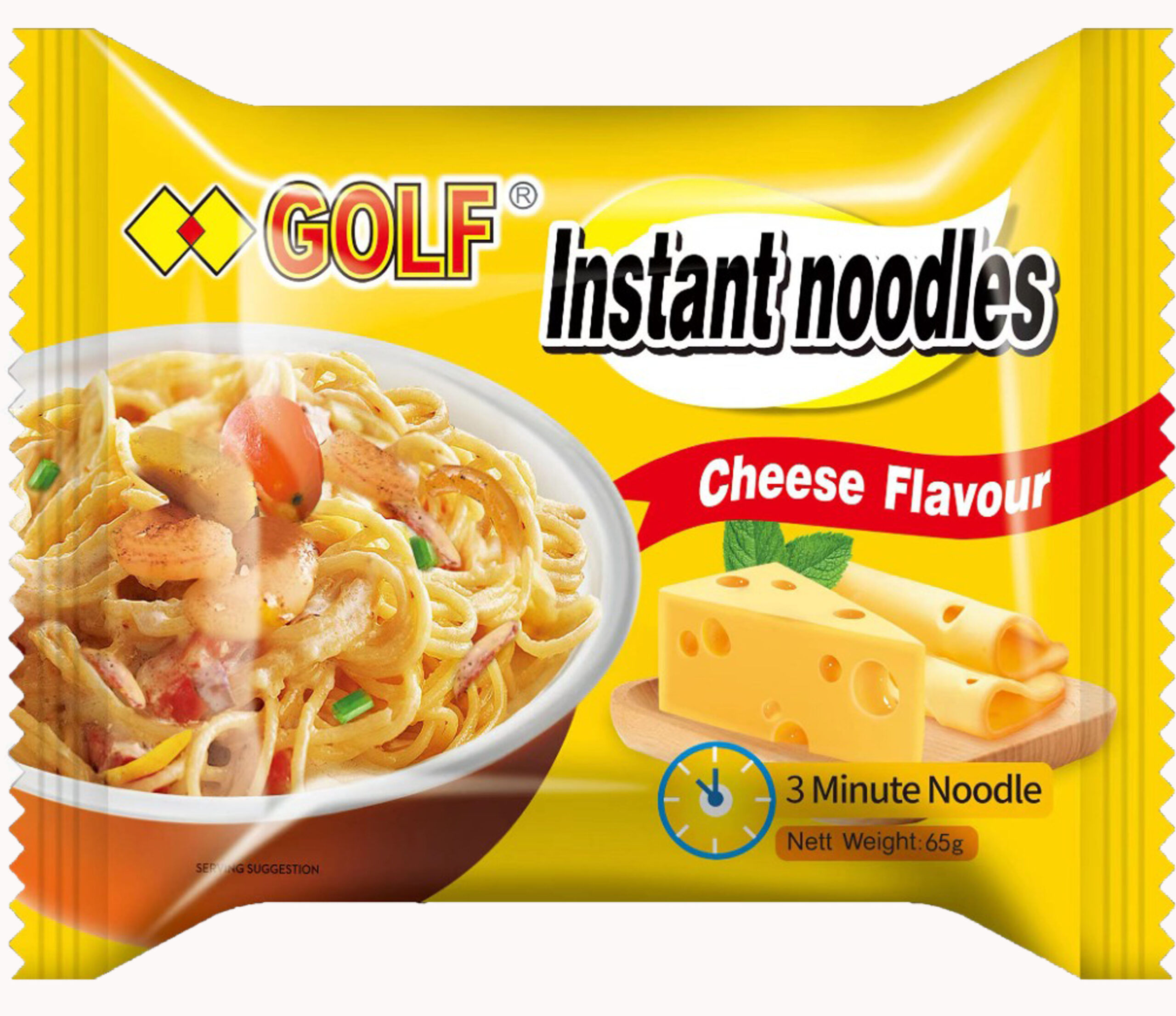 GOLF NOODLES CHEESE X10X5X65GR