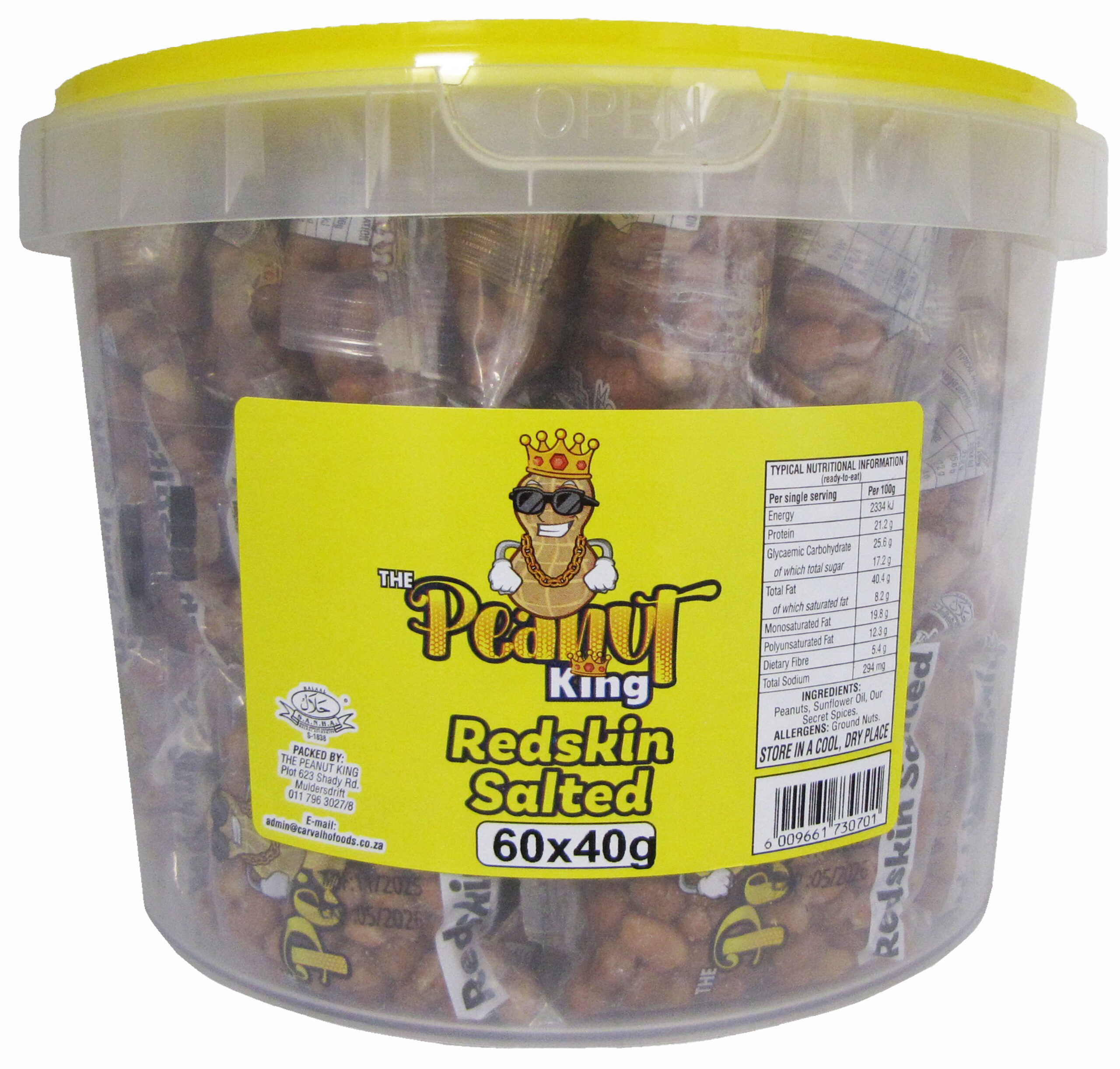 P.K REDSKIN SALTED 60X40G
