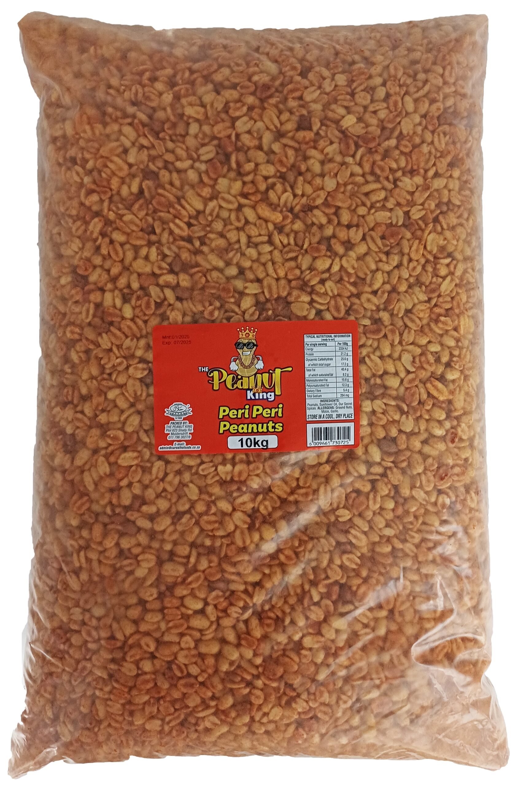 PERI PERI PEANUTS 10KG