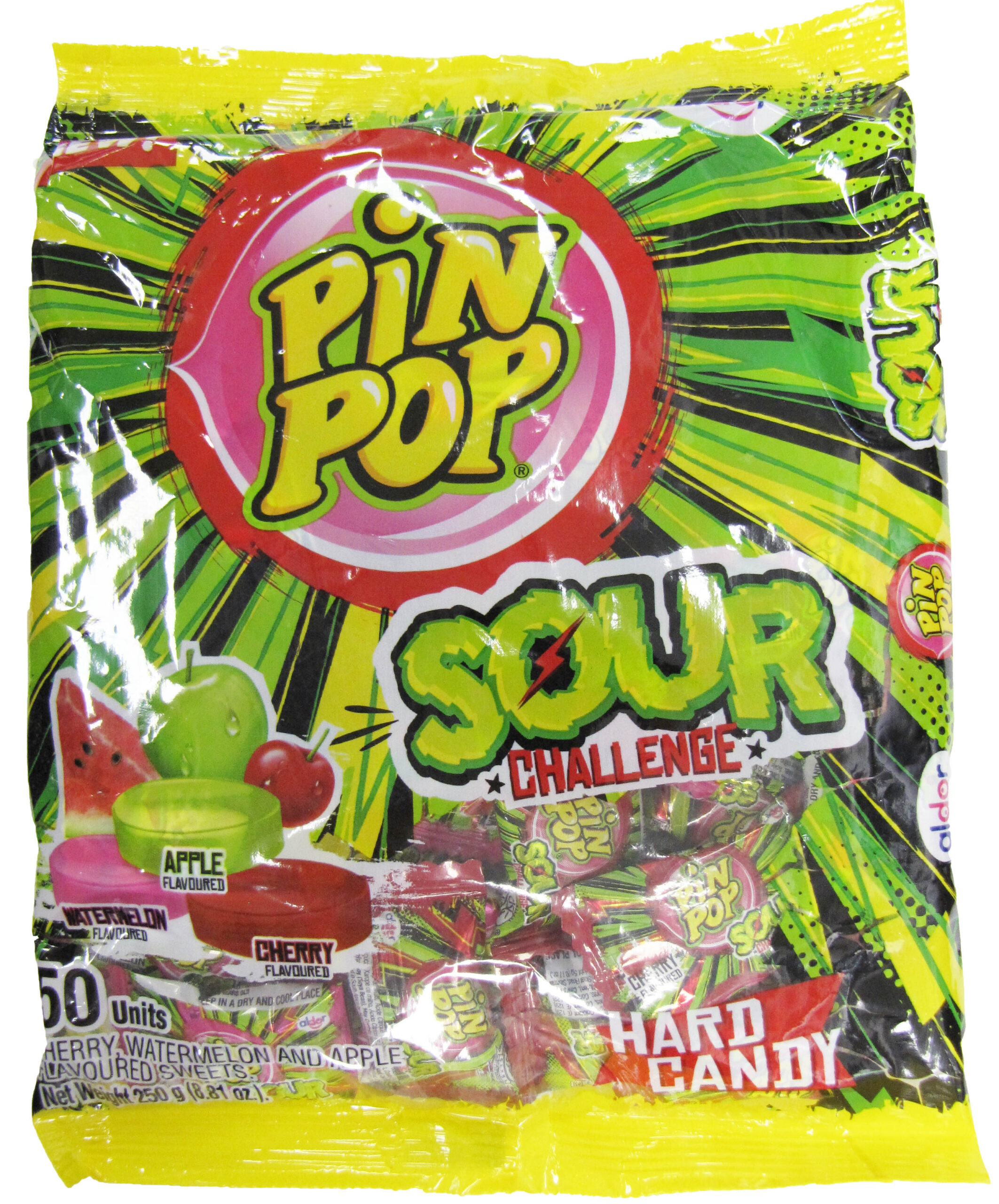 PIN POP SOUR CANDIES X20X50