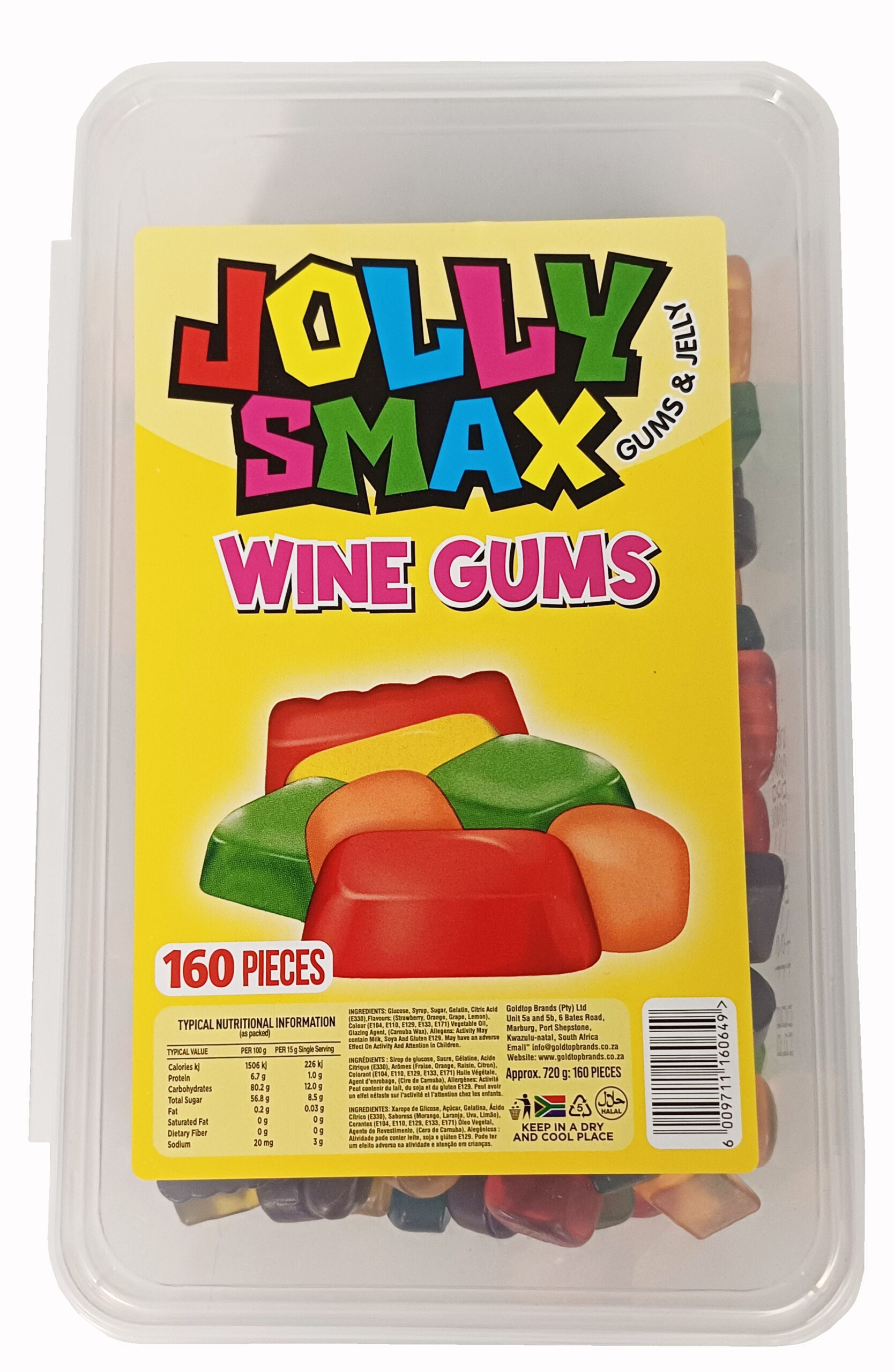 JOLLY SMAX TB WINE GUMS