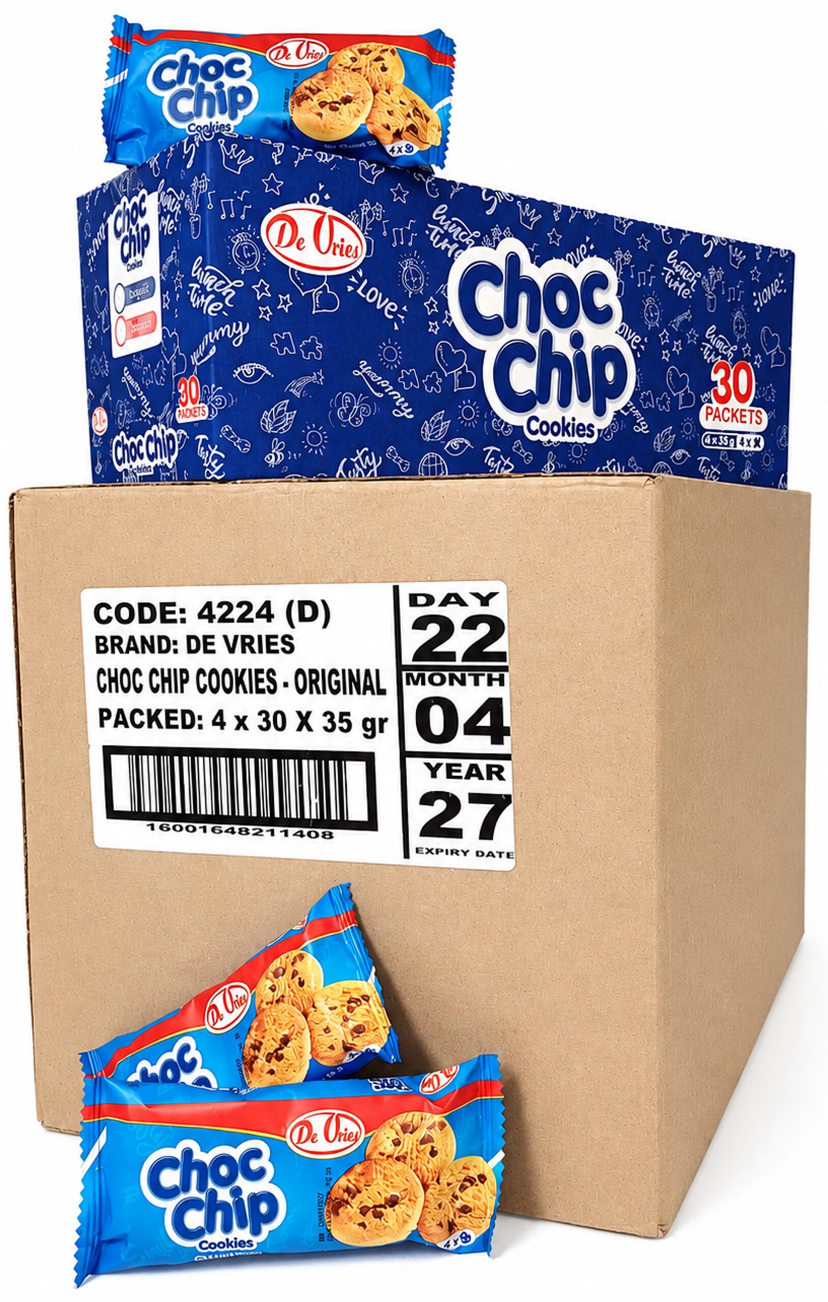 DV CH/CHIP COOK ORIGX4X30X35G